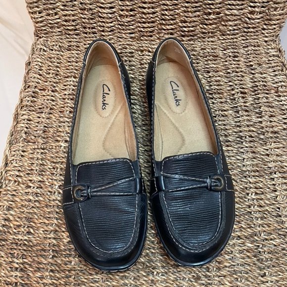 💙 Clarks Loafers Supportive Brown Size 7 - Picture 2 of 4